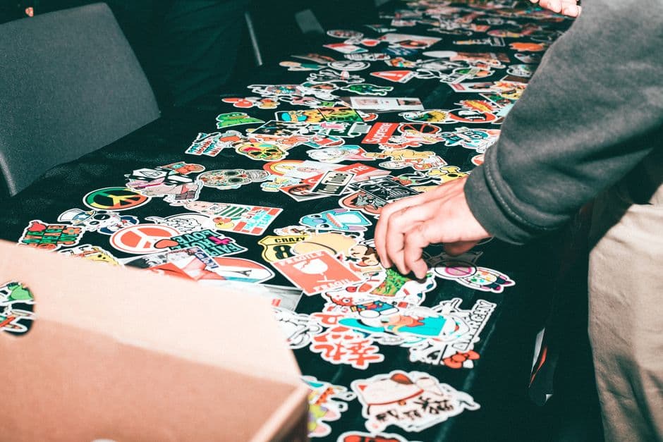 Matte Sticker Set custom stickers sample